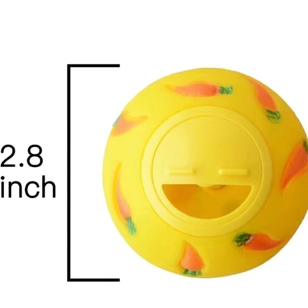 Small Animal Treat Ball Interactive Pet Toy Guinea Pigs, Rabbits, Hedgehogs